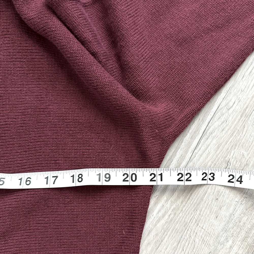 Michael Kors Burgundy Crew Neck Sweater Size Large - Picture 4 of 8